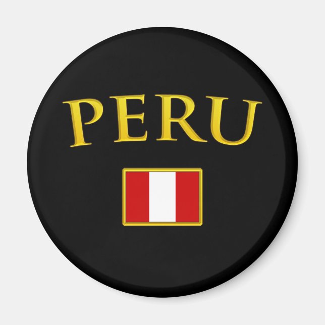 Golden Peru Magnet (Front)