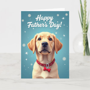 Golden Pet Fathers Day Card
