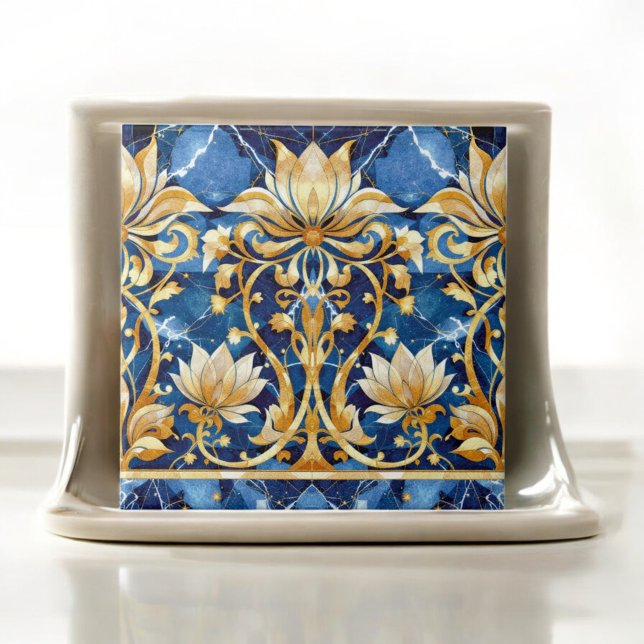  Golden Petal Design Ceramic Tile (Creator Uploaded)