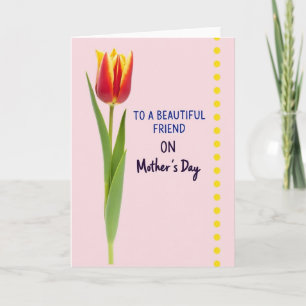 Golden Petal Mothers Day Card