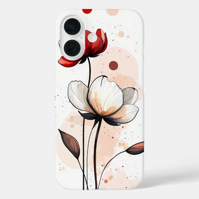 Golden Petal Play Case-Mate iPhone Case (Back)