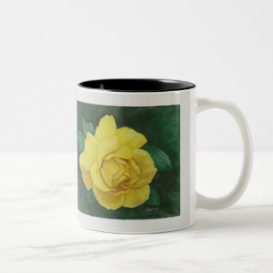 Golden Petals Mug