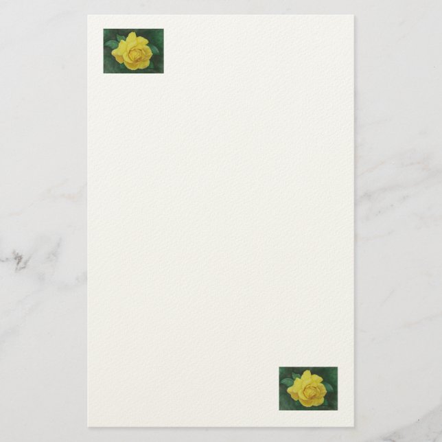 Golden Petals Stationary Stationery (Front)