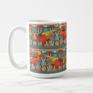 Golden Pheasant Retro Coffee Mug