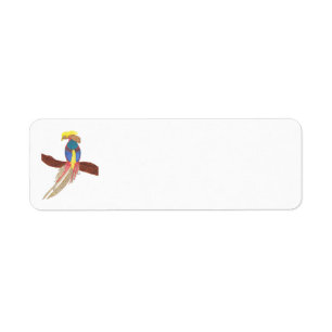 GOLDEN PHEASANT RETURN ADDRESS LABEL