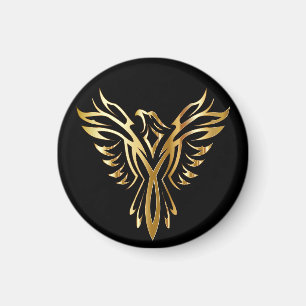 Golden Phoenix Magnet
