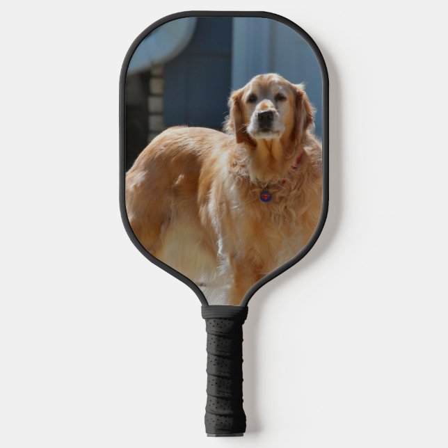 Golden  pickleball paddle (Front)
