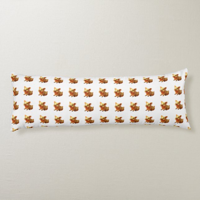 golden pig bodypillows body cushion (Back)
