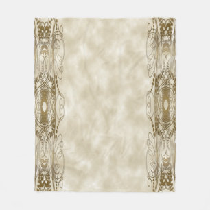 Golden Pillars Fleece Blanket