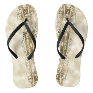 Golden Pillars Thongs