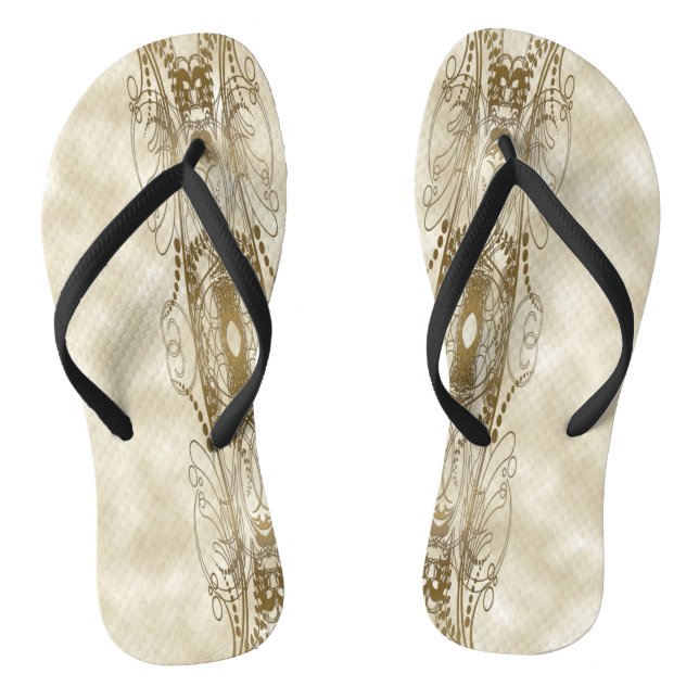 Golden Pillars Thongs (Footbed)