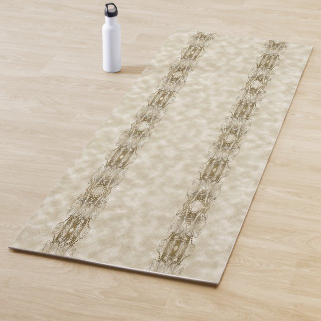 Golden Pillars Yoga Mat (In Situ)