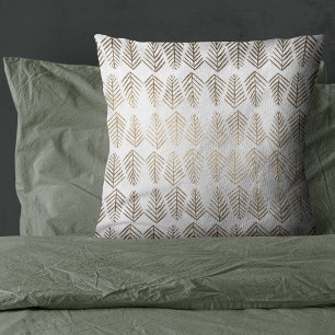 Golden pine  trees cushion