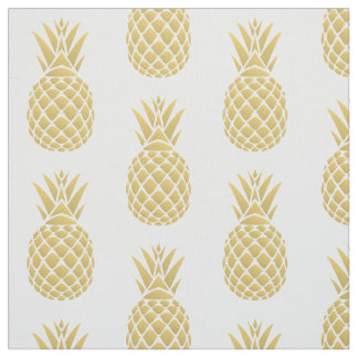 Golden Pineapple Fabric