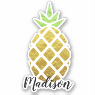 Golden Pineapple   Personalised Custom Cut