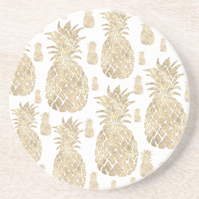 golden pineapples coaster (Front)