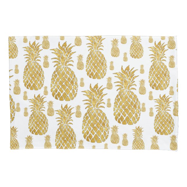 golden pineapples pillowcase (Front)