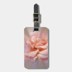 Golden pink luggage tag