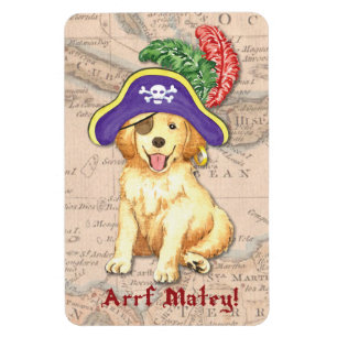 Golden Pirate Magnet