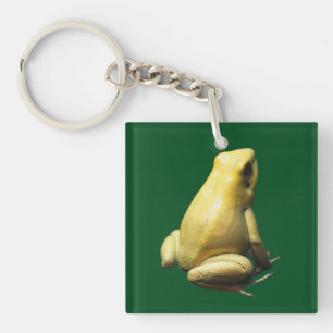 Golden Poison Frog Key Ring