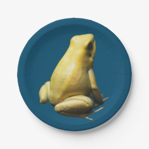 Golden Poison Frog Paper Plate