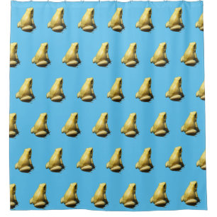Golden Poison Frog Shower Curtain
