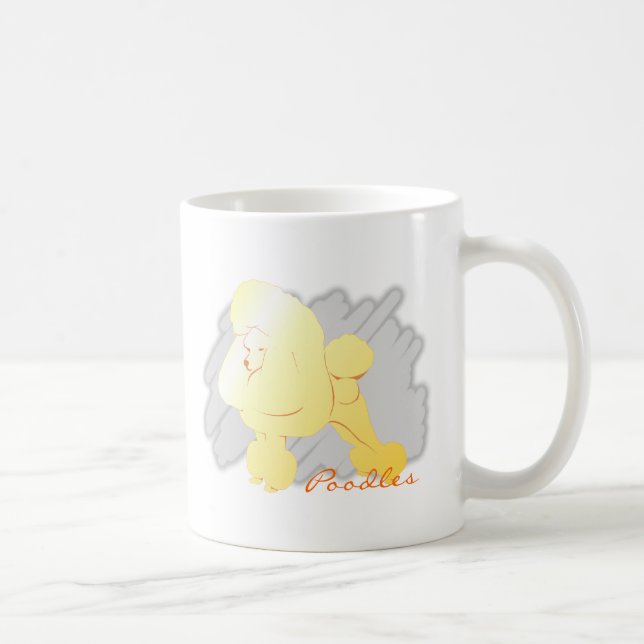 Golden Poodle Mug (Right)