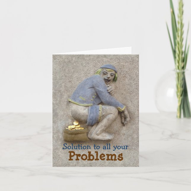 Golden Poop ~ Card / Invitation (Front)