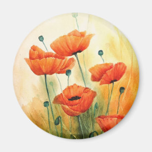 Golden Poppies Magnet