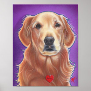 Golden Portfolio Poster