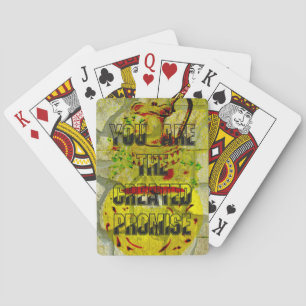 Golden Promise: The Golden Script of Destiny Playing Cards