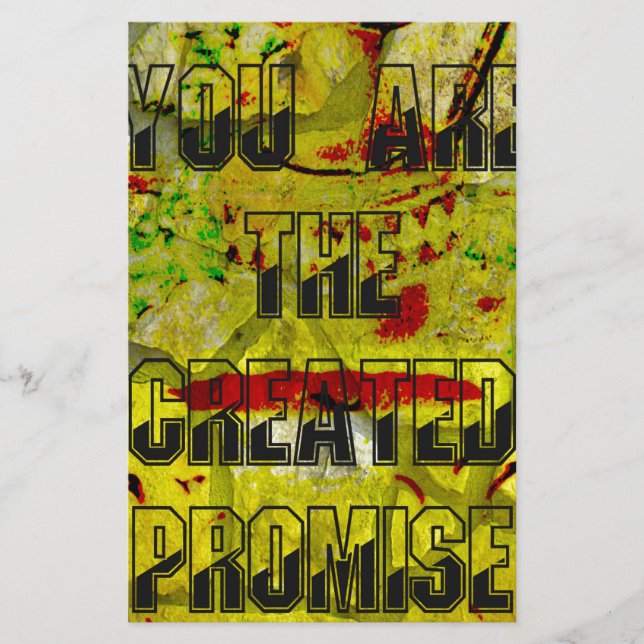 Golden Promise: The Golden Script of Destiny Stationery (Front)