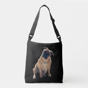 Golden Pug Crossbody Bag
