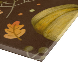 Golden Pumpkins Cutting Board