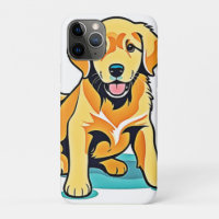 Golden Pup Charm Design