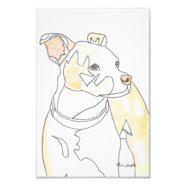 Golden Pup Print (Front)