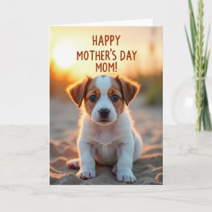 Golden Puppy Love Card