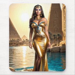 Golden Queen of the Nile Mouse Pad