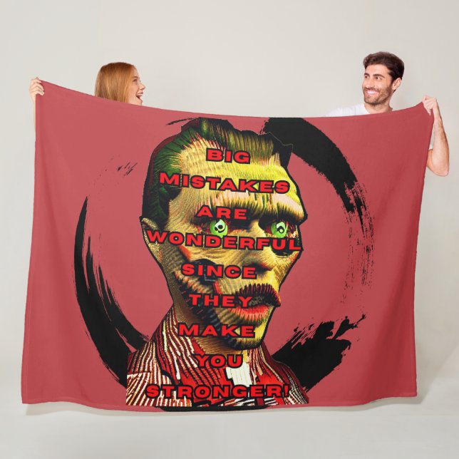 GOLDEN QUOTES Fleece Blanket (In Situ)