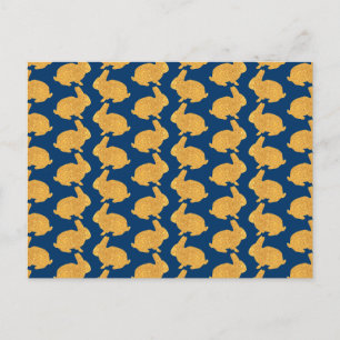Golden Rabbits Postcard