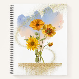 Golden Radiance (white)  Notebook