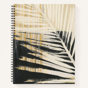 Golden Raffia - Palm Fronds Notebook
