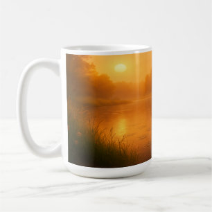 Golden Rain at Dusk Coffee Mug