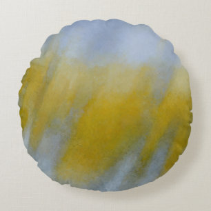 Golden Rain Round Cushion