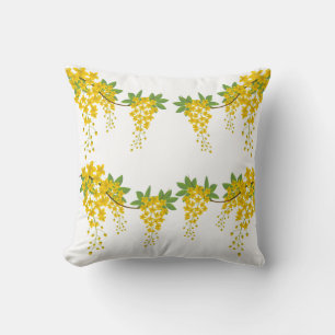 Golden Rain Shower Pillow