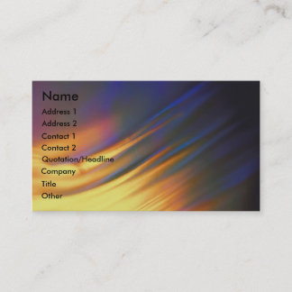Golden Rainbow texture Business Card