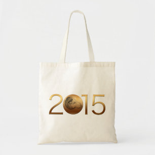 Golden Ram Chinese New Year of the Sheep 2015 Tote Bag