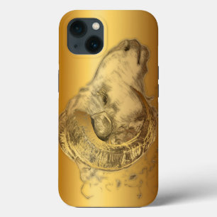Golden Ram or Aries Chinese Western Astrology iPhone 13 Case