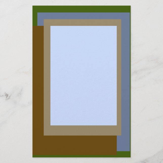 Golden Ratio Copper Blocks Stationery (Front)