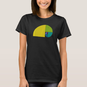 Golden Ratio Elephant  Fibonacci Spiral 1  Fan Fun T-Shirt